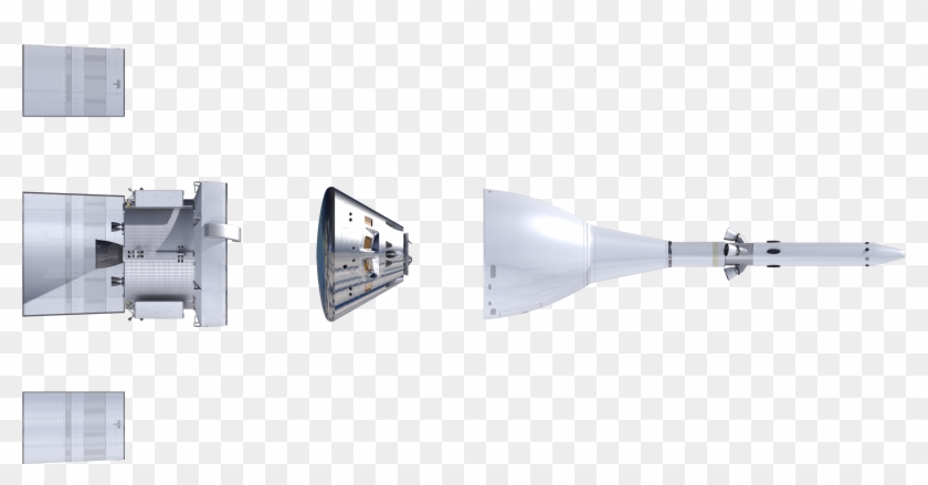 Orthographic View Of Orion Stack, Exploded, Side - Oar Clipart #4114747