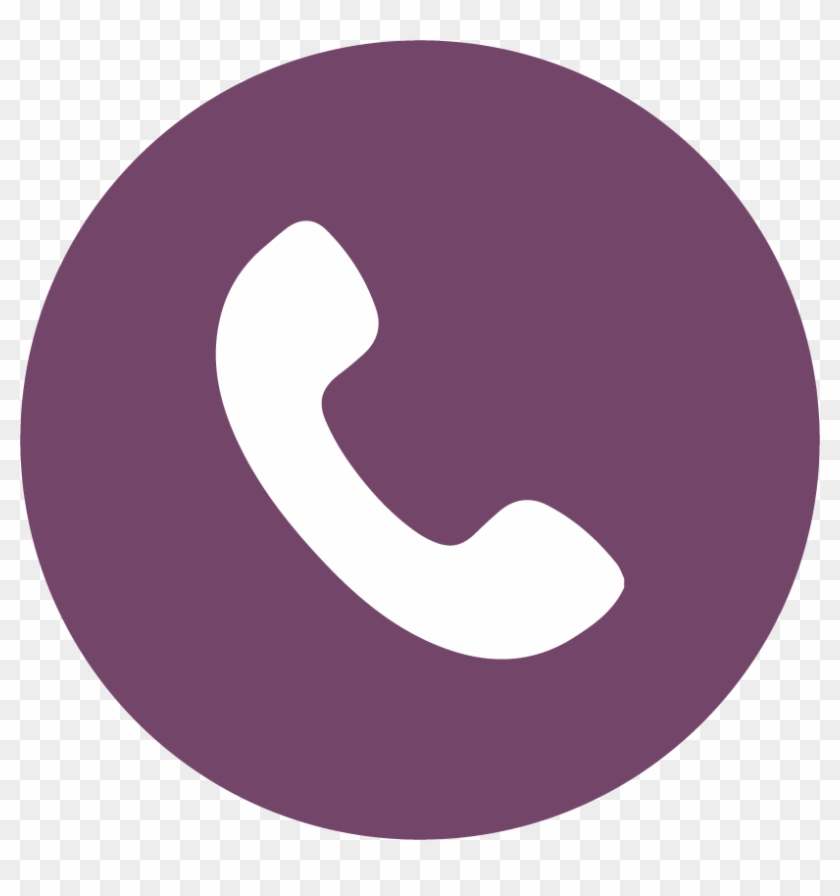 Call Our Office - Grey Circle Phone Icon Clipart #4114862