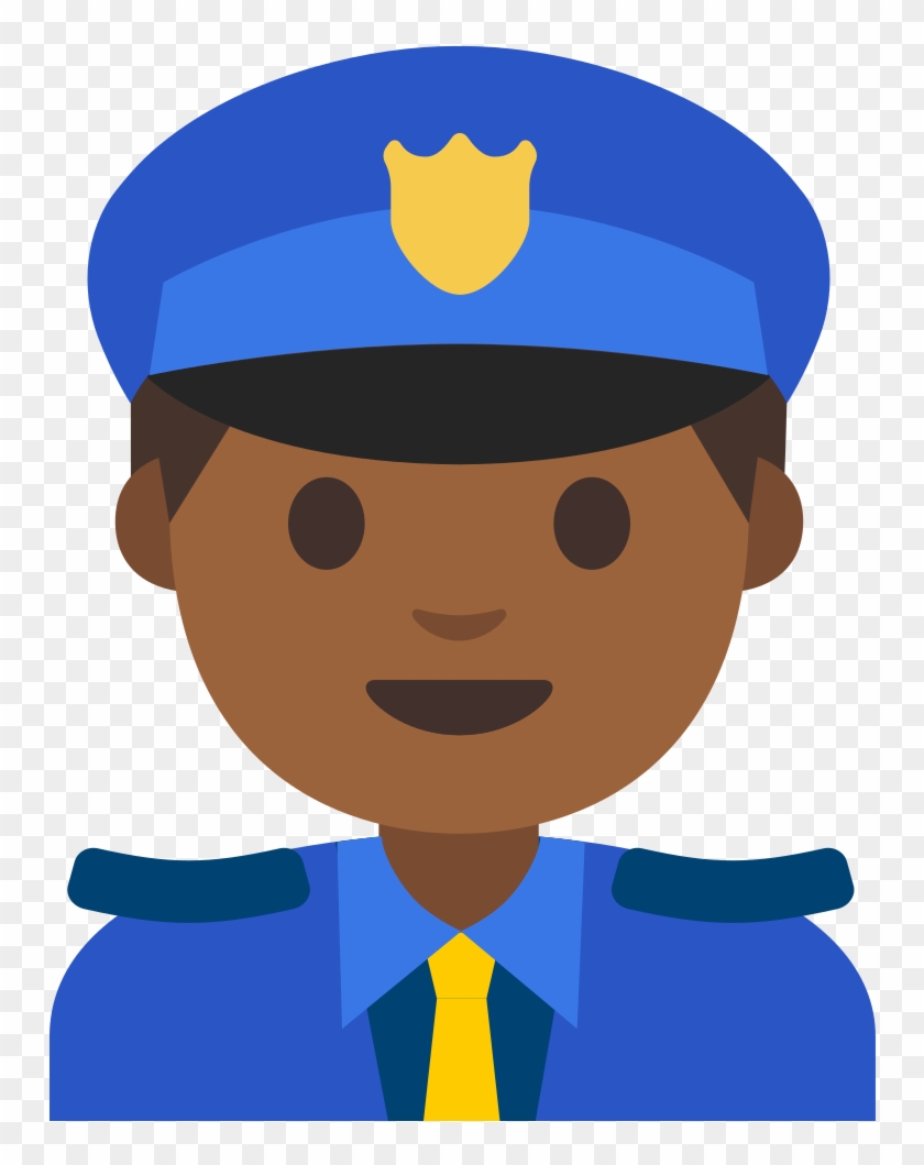 Emoji U1f46e 1f3fe - Man Police Officer Emoji Clipart