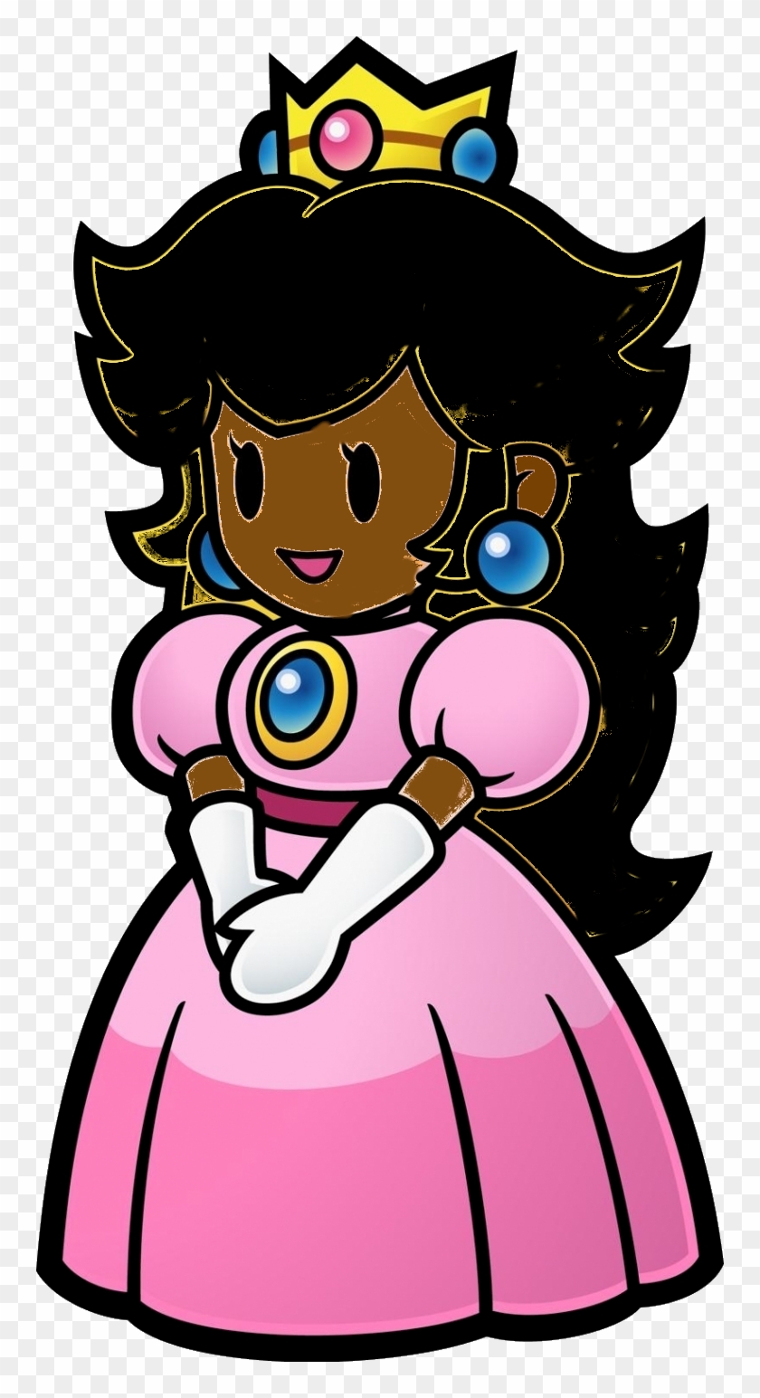 Post - Princess Peach Paper Transparent Clipart