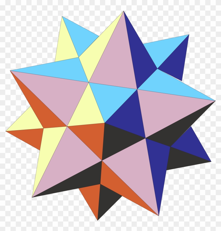 Captions - First Stellation Of Dodecahedron Clipart