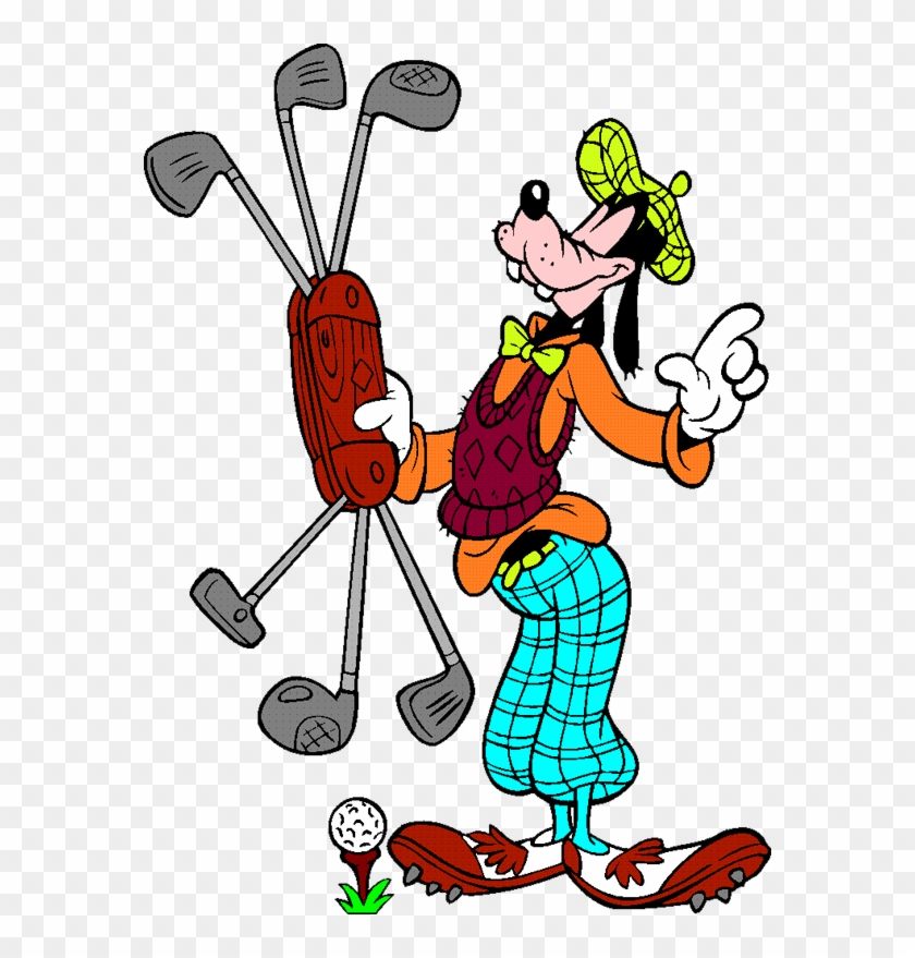 Mickey Mouse Birthday Clipart - Cartoon Image Of Golf Clubs - Png Download