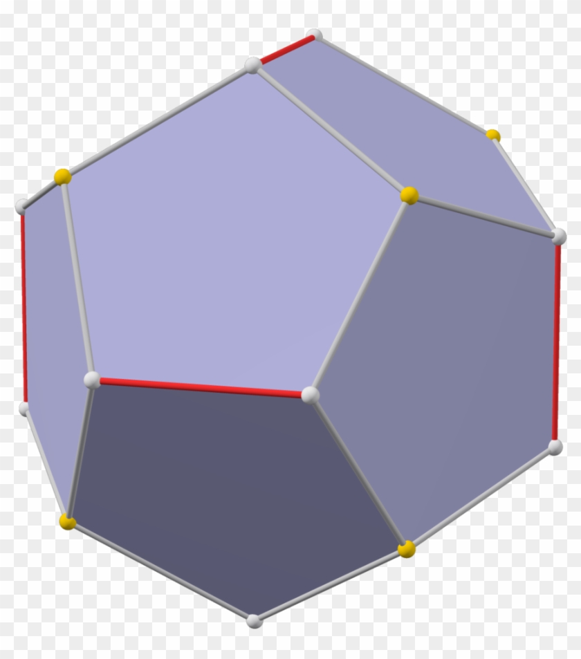 Same Example Pyritohedron And Regular Dodecahedron - Umbrella Clipart