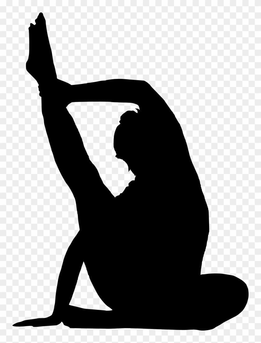 Banner Free Library Silhouette Fitness At Getdrawings - Silhouette Clipart