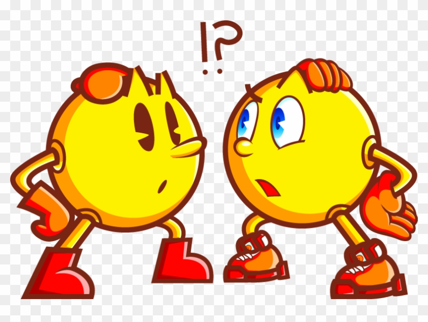 Yet Even More Information About Smash Bros - Classic Pac Man Vs Modern Pac Man Clipart