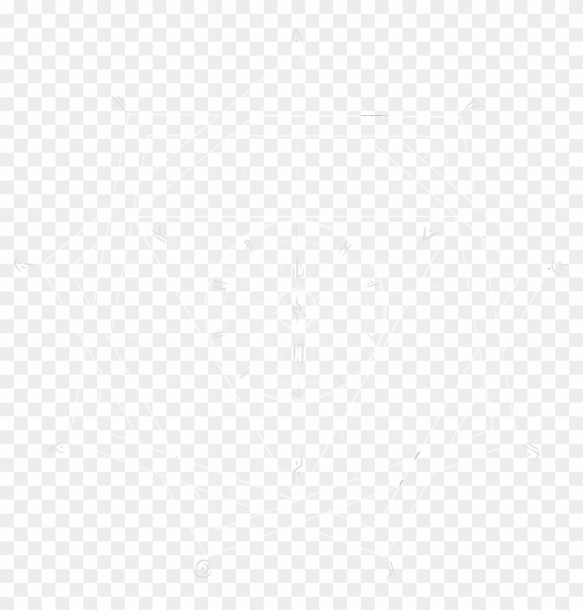 The Realm Of Magick Focusing On The Power Of True Names - Line Art Clipart #4117035