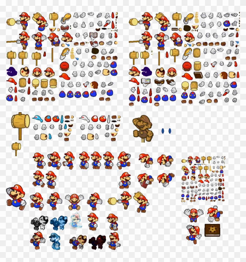 Pretty Inspiration Paper Mario Printables 3ds Sticker - Paper Mario Sprite Png Clipart
