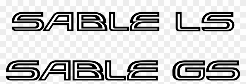 Sable Logo Png Transparent Clipart #4118158