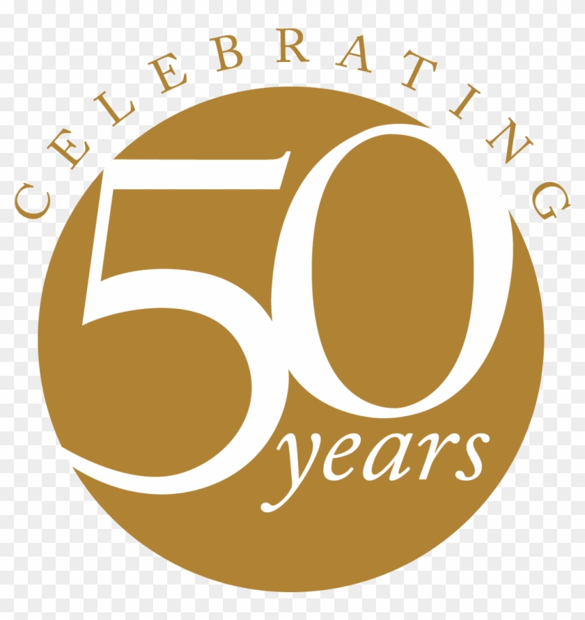 Our History - Celebrating 50 Years Logo Clipart #4118190