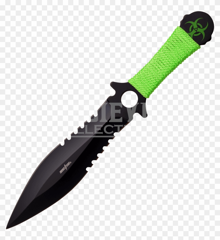 3 Piece Biohazard Throwing Knives - Hunting Knife Clipart #4118238