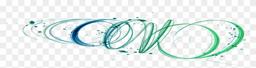 Swirl-green - Line Art Clipart #4118715