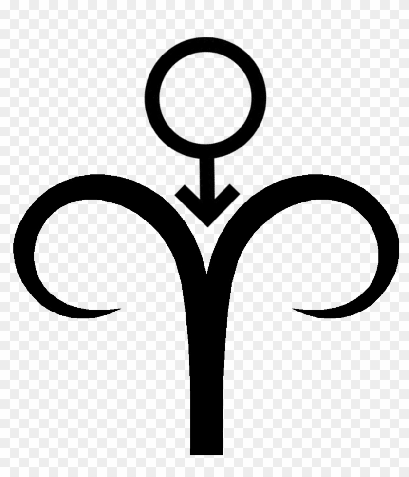 Mars In Aries As Plow And Furrow Clipart #4118784