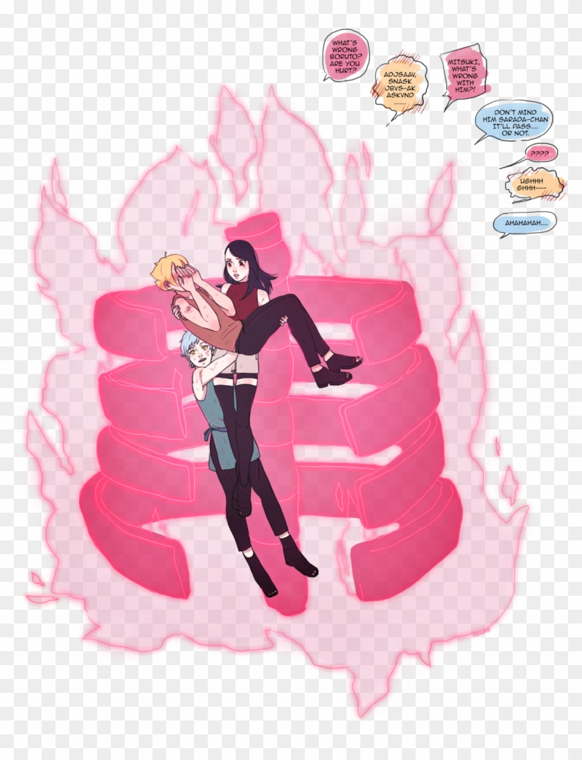 “what Do You Mean That Sarada's Susanoo Being Pink - Boruto Sarada Susanoo Clipart #4119052