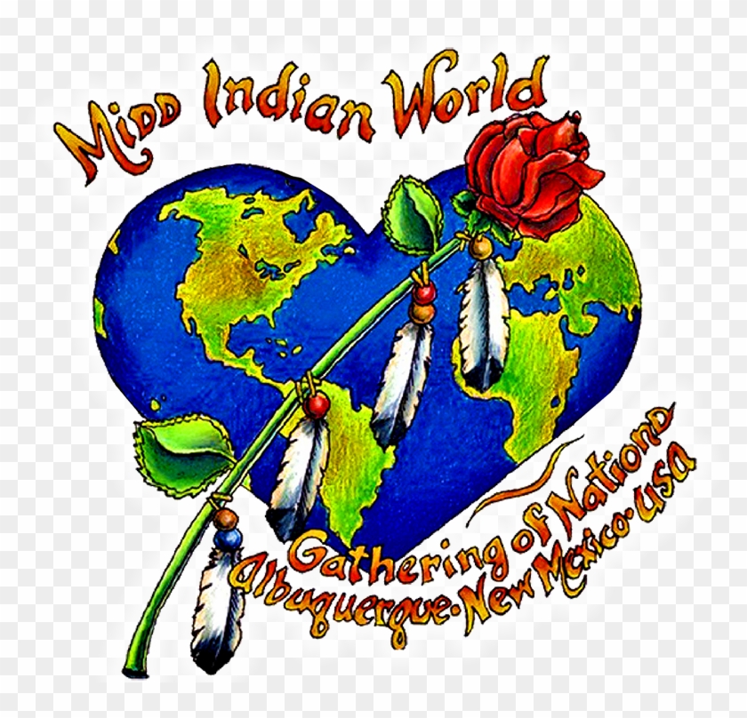 Miss Indian World Logo Clipart #4119142