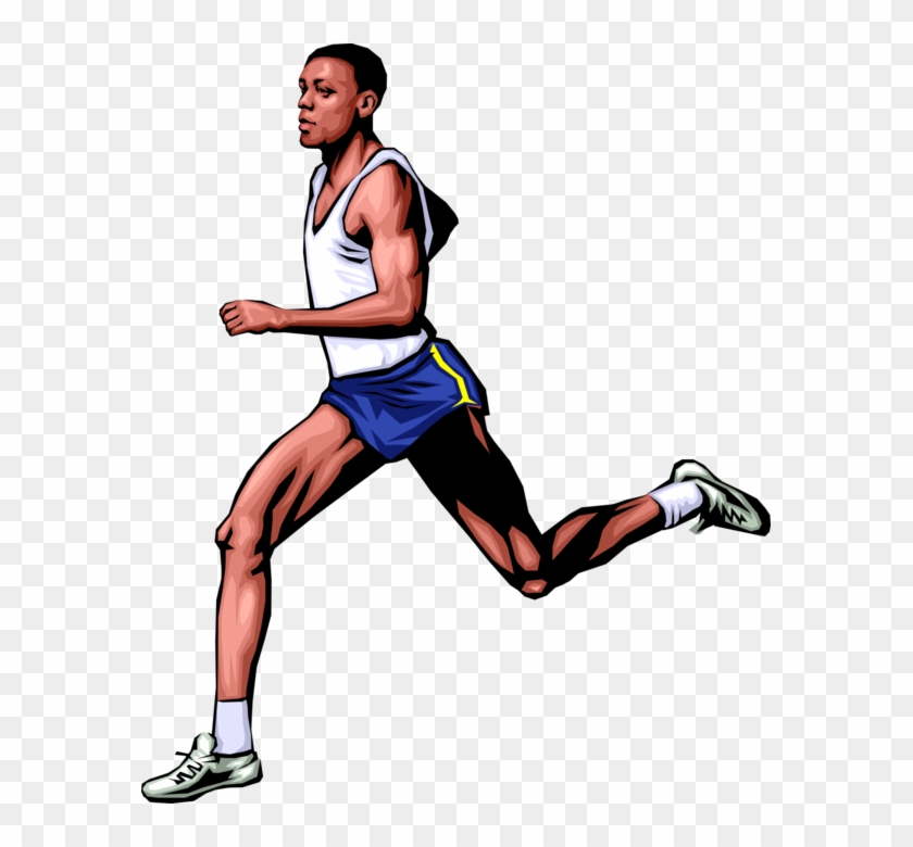 More In Same Style Group - Man Running Track Clipart - Png Download
