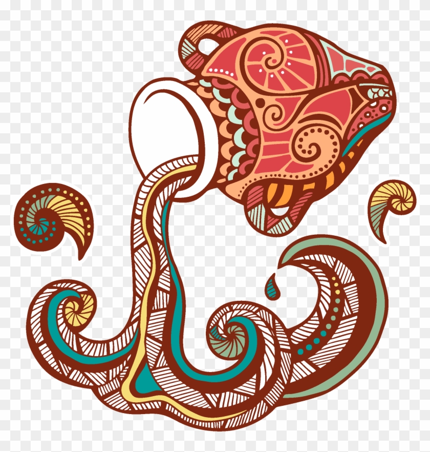 Individualistas Entre La Multitud - Aquarius Horoscope Clipart