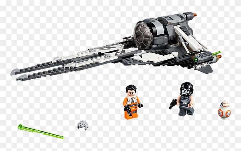 75242-800x600 - Lego Black Ace Tie Interceptor Clipart #4119488