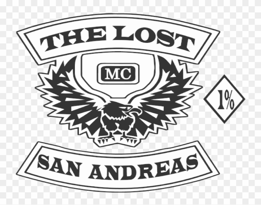 Fplogo - Gta Lost Mc Patch Clipart