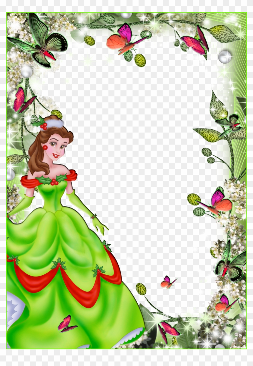 Disney Princess Belle Christmas Clipart