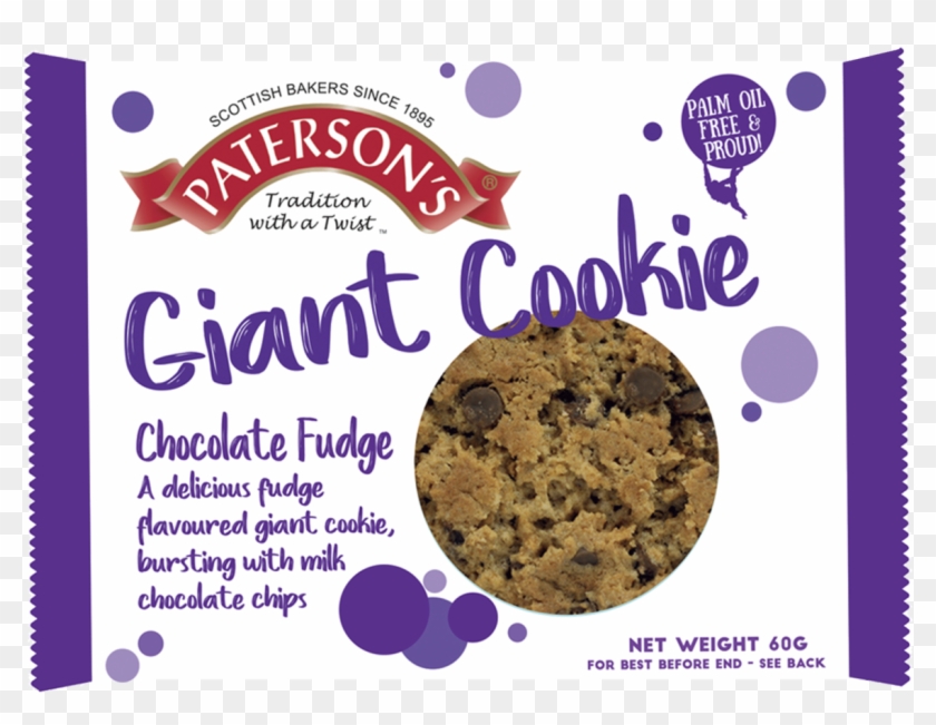 Chocolate Fudge - Chocolate Chip Cookie Clipart