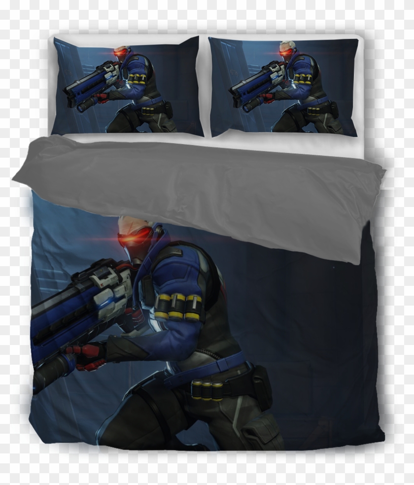 Overwatch 3d Bedset - 士兵 76 Clipart