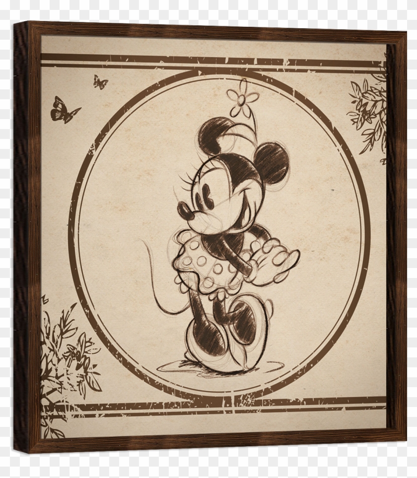 Minnie Mouse, Mickey Mouse, Walt Disney Company, Picture - Minnie Noir Et Blanc Clipart