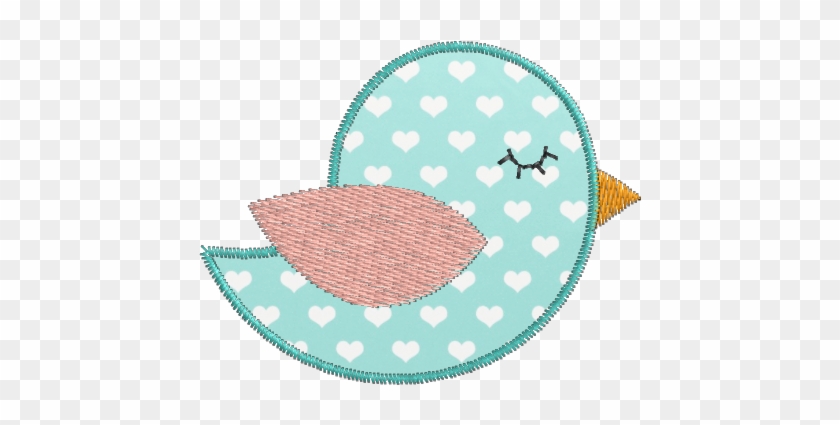 Aplique Passarinho - Circle Clipart #4120195