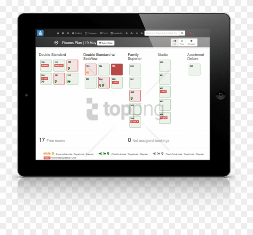 Free Png Housekeeping Png Image With Transparent Background - Tablet Computer Clipart