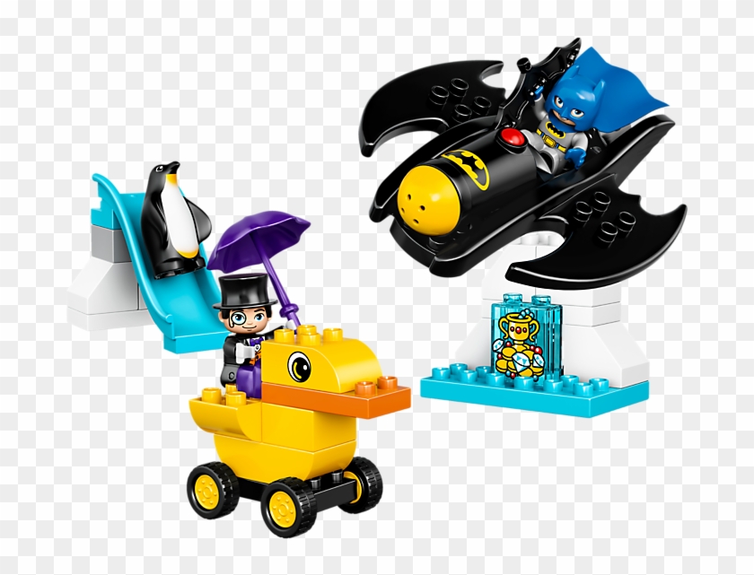 Batman And Penguin Duplo , Png Download - Lego Duplo 10823 Batwing Adventure Clipart #4120605