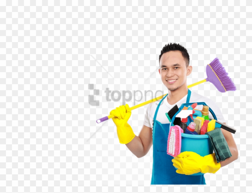 Free Png Cleaning Png Png Image With Transparent Background - Cleaning Man Clipart