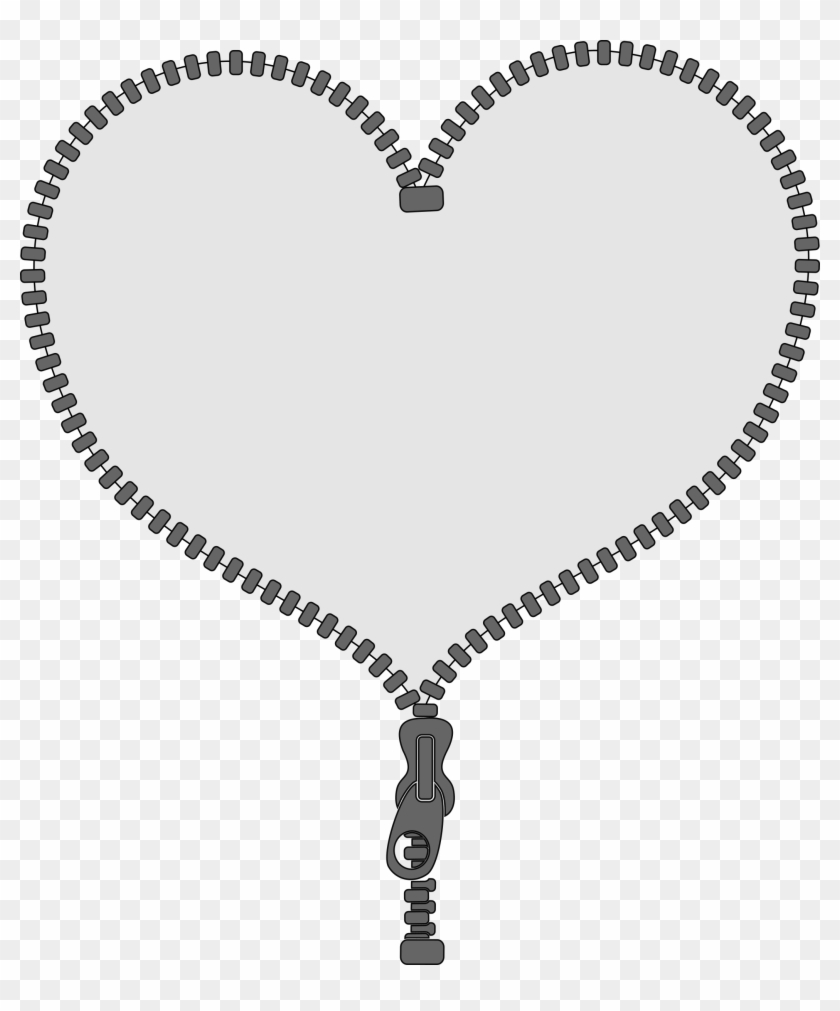 This Free Icons Png Design Of Unzip My Heart - Heart Clipart