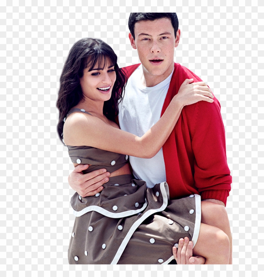 Lea Michele Cory Monteith Lea Michele Cory Monteith Vogue Clipart 4121599 Pikpng