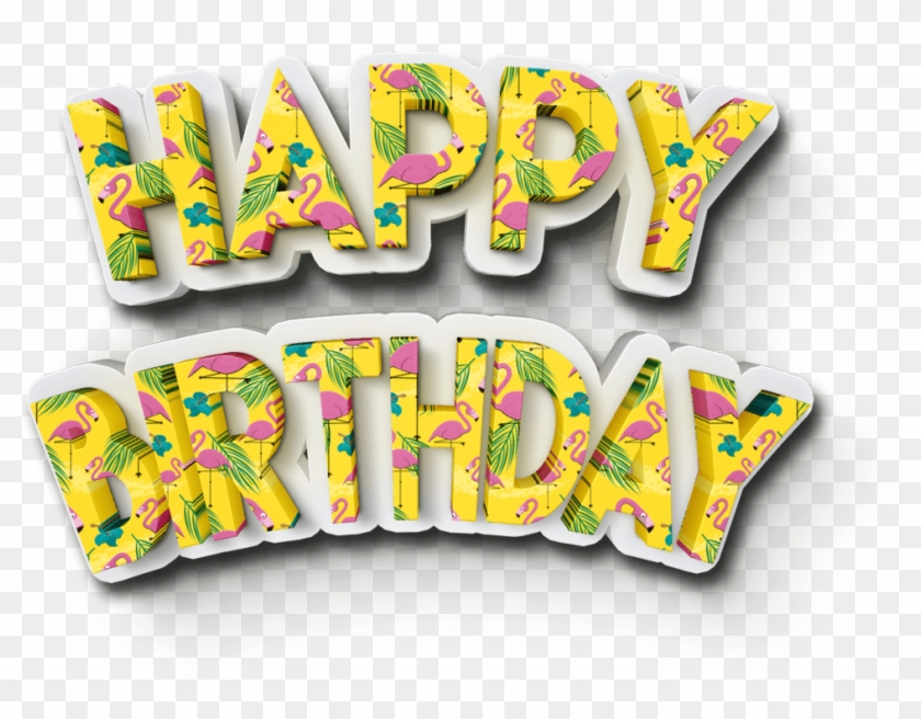 Flamingo 3d - Birthday Candle Clipart