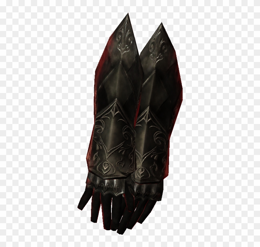 Armor F-m - Ebony Gauntlets Skyrim Clipart