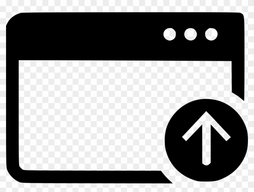 Arrow Up Window Comments - Circle Clipart