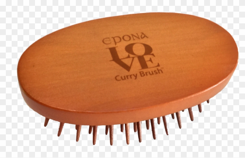 Epona Love Curry Wood Brush Full - Brush Clipart