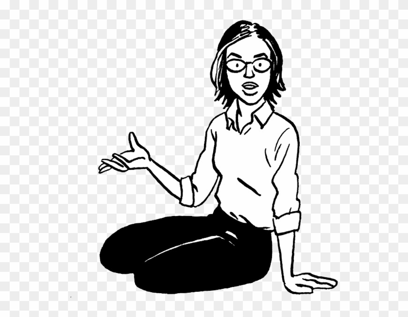 Jess Presenting Seated - Sitting Clipart #4123091