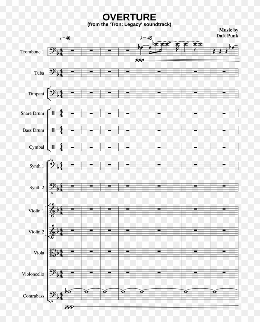 Overture - Ах Улица Улица Широкая Ноты Clipart #4123455