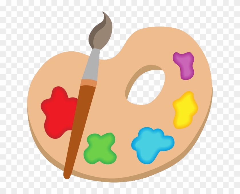 Utiles Escolares Para Ninos , Png Download - Paleta De Cores Desenhada Clipart