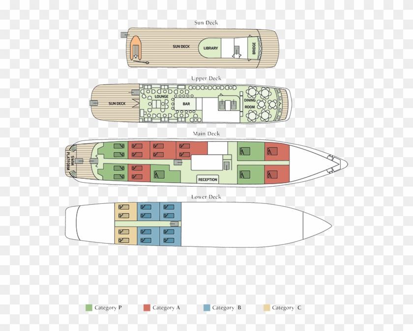 Callisto Deck Plan - Ms Callisto Clipart #4123557