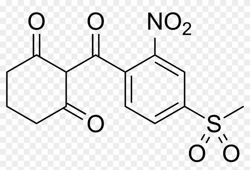Mesotrione - Alcohol Denat Chemical Structure Clipart #4123750