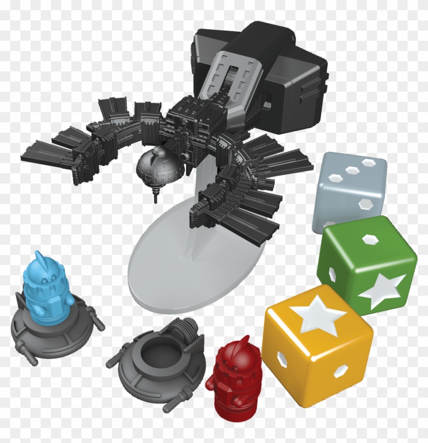 1 Black Angel - Dice Clipart #4123964