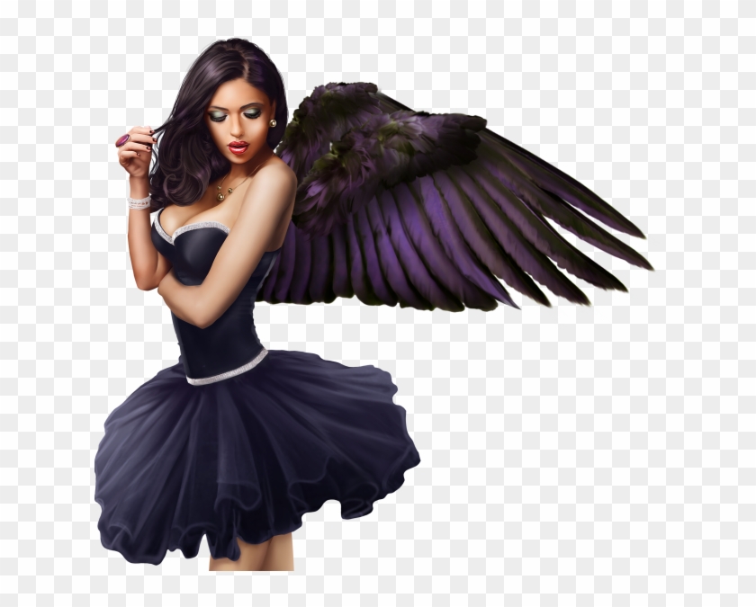 Black Angel 6 - Illustration Clipart