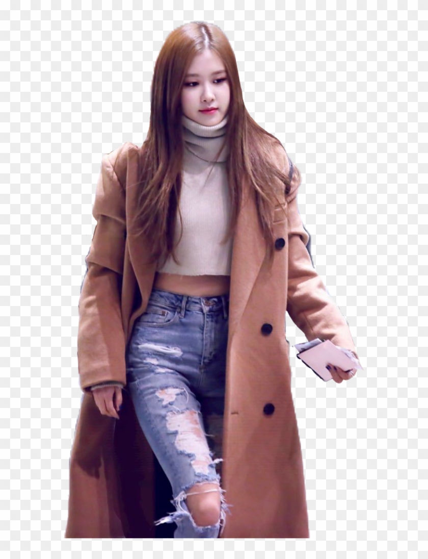 Rose Blackpink Street Style , Png Download Clipart #4124093