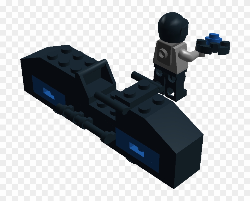 My Son Really Likes Tron And Legos, So Why Not Build - Firearm Clipart #4124692