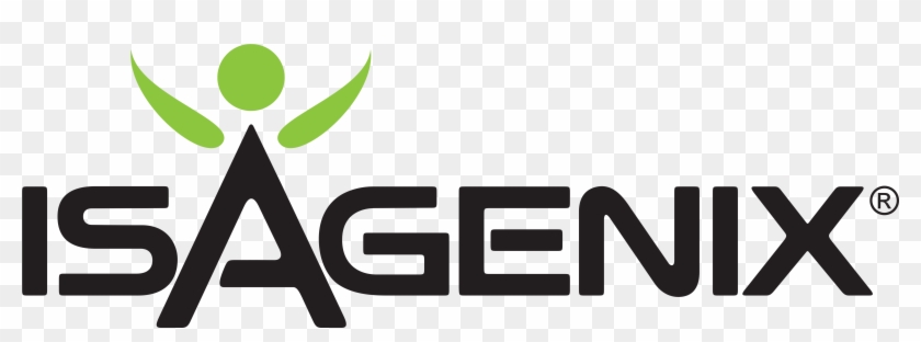 Isagenixlogo-blackgr - - Isagenix International Clipart #4124694