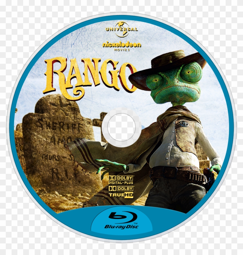 Rango Bluray Disc Image - Poster Clipart