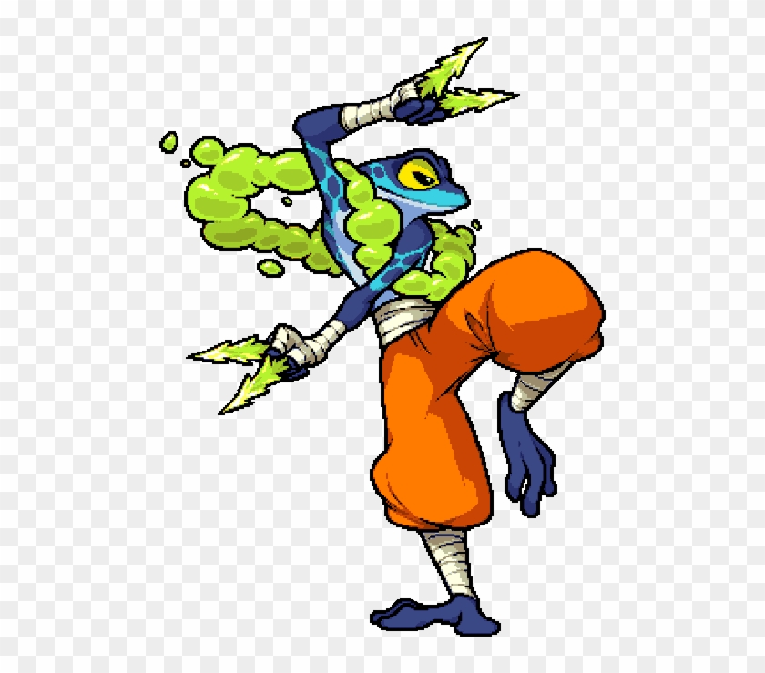 @warrior Male How About Ranno Like You, He Trains Quite - Ranno Rivals Of Aether Clipart