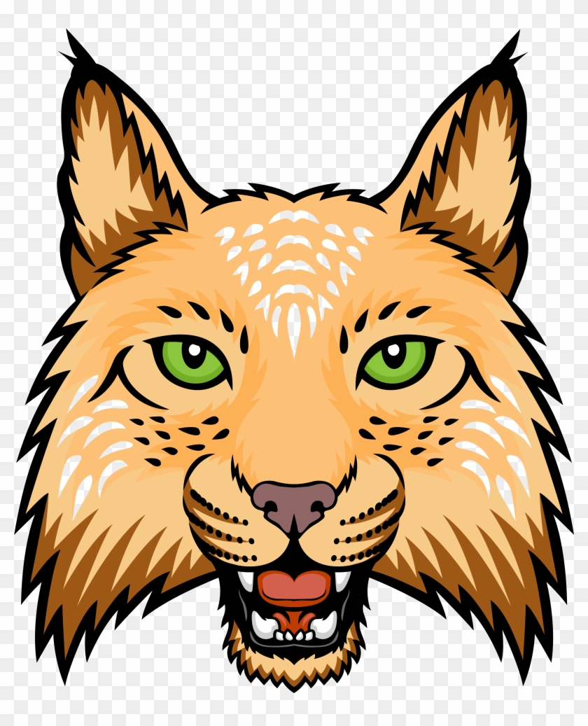 Biltmore Elementary - Lynx Head Drawing Clipart #4125946