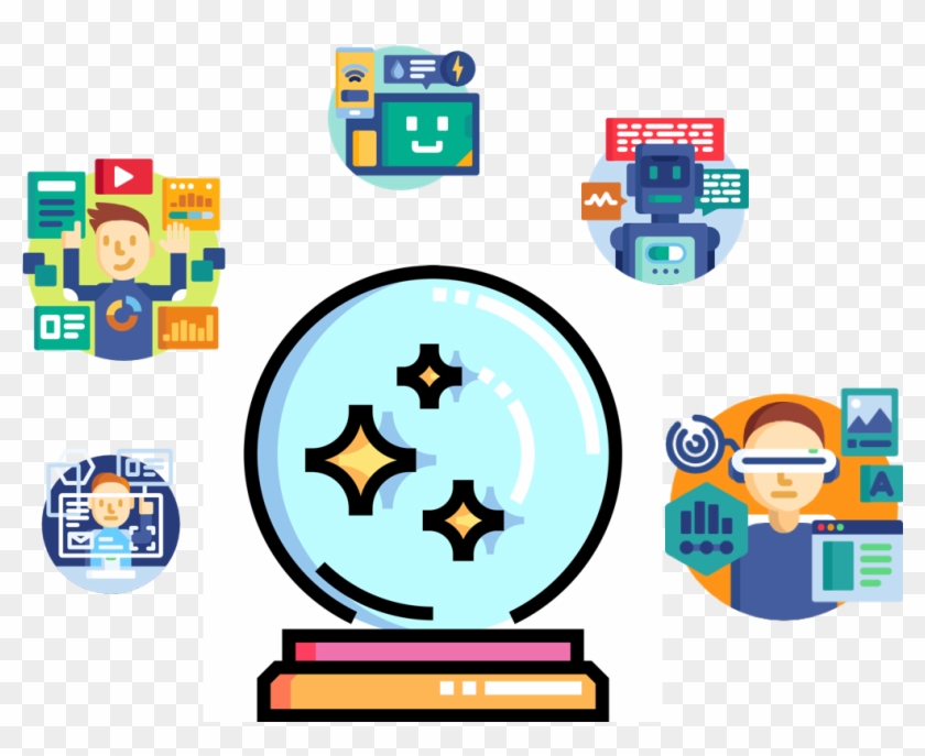 Digital Marketing Prediction Clipart